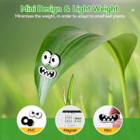 Cslehel Plant Magnets Eyes Mouth For Potted Plants 8 Pcs Monster Magnet Eyes Funny Plants Pins For Indoor Outdoor Office House