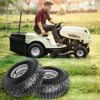 15X6006 Lawn Mower Tire And Wheel 4 Ply Tubeless Front Tire Replacement For Garden Lawn Tractors Riding Mowers