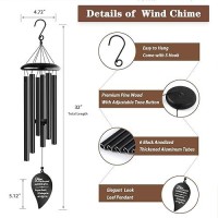 Soopau Sympathy Wind Chimes 32 Memorial Wind Chimes For Loss Of Loved One Mother Father Miscarriage Bereavementcondolencef