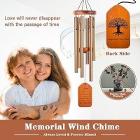 Soopau Memorial Gifts 30 Wooden Sympathy Wind Chimes For Loss Of Loved One Memorialbereavementcondolencefuneral Gifts For