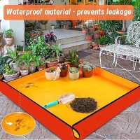 Onlysuki 3 Pcs 395 X 395 Extra Large Repotting Mat For Indoor Plants Transplanting And Dirt Control Gardening Gifts