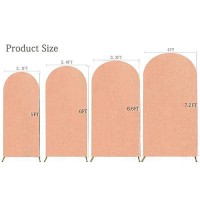 Glitter 66 Ft Arch Backdrop Cover Jfdydm Doublesided Rose Gold Wedding Arch Cover 66 Ft Shimmer Background Stand Covers Ros