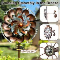 Wind Spinners For Yard And Garden Large 84 Inch Wind Spinners Outdoor Metal Wind Sculptures Spinners Birthday Gifts For Fami