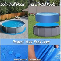 15 Ft Round Pool Liner Pad For Above Ground Swimming Pool Outdoor Pool Mat For Above Ground Pool Pad Under Pool Floor Liner Un