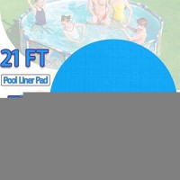 21 Ft Round Pool Liner Pad For Above Ground Swimming Pool Outdoor Pool Mat For Above Ground Pool Pad Under Pool Floor Liner Un