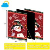 Seasonal Garden Flags Set Of 12 Double Sided 12 X 18 Inch Yard Flags  Small Garden Flags For Outside  Fall Winter Halloween Christmas Outdoor Flags  Holiday Garden Flags For All Seasons