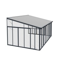 Palram Canopia Sanremo 13 X 14 Patio Enclosure Grayclear