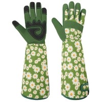 Ainiv Long Gardening Gloves For Women Green Thorn Proof Gardening Gloves Protective Garden Gloves Women Womens Gardening Glov