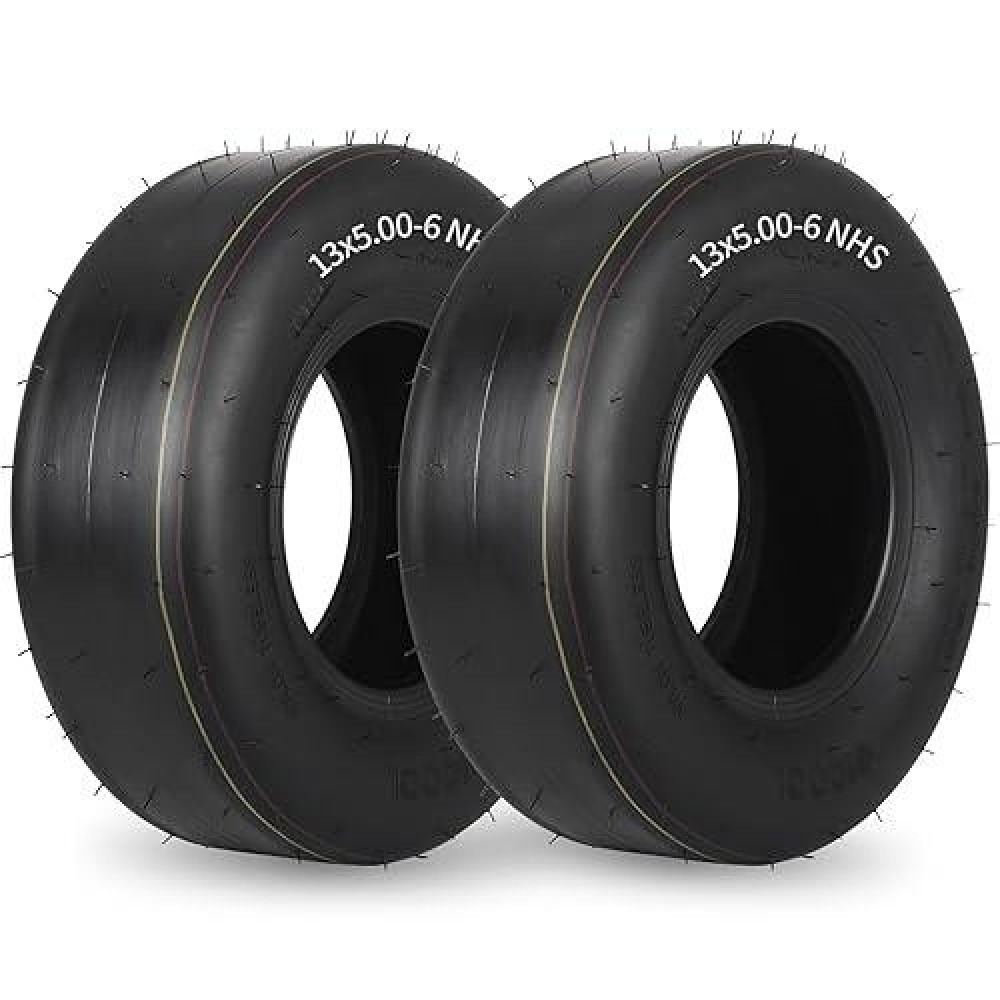 Gicool 2 Pack 24 X 120012 Tubeless Lawn Mower Tire 24X1212 For Tractor Riding Lawnmowers 4 Ply Turfs Pattern