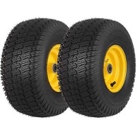 Gicool (2 Pack) 15X6.00-6 Tubeless Tire And Wheel  3