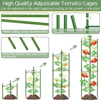 Halatool 8 Pack Tomato Cages For Garden Up To 48In4Ft Adjustable Tomato Cage Garden Stakes Tomato Trellis For Pots Tomato Plan