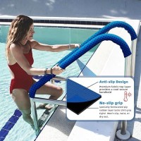 Tanzfrosch Zippered Pool Handrail Cover 4 Feet Slip Resistant Rail Grip For Swimming Pool Hand Railing Cover (1 Pcs)