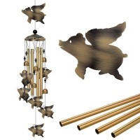 Outdoor Flying Pigs Wind Chimes Decor Memorial Wind Chimes Mobile Pigs Wind Bells Pig Fly Wind Catcher Bronze Fly Pigs Wind