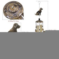 Outdoor Dog Wind Chimes Decor Memorial Wind Chimes Mobile Dog Wind Bells Dog Wind Catcher Bronze Dog Wind Chimes For Home Y