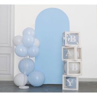 72 Ft Arch Backdrop Cover Jfdydm Baby Blue Wedding Arch Cover 72 Ft Arch Backdrop Stand Cover Background Stand Covers Baby