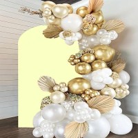 Jfdydm 66 Ft Yellow Arch Backdrop Cover Yellow Chiara Backdrop Cover Yellow Wedding Arch Cover Yellow Arch Backdrop Stand Co