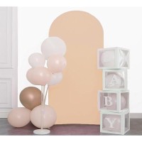 Jfdydm Nude 72 Ft Arch Backdrop Cover Nude Chiara Backdrop Cover Khaki Wedding Arch Cover Nude Arch Backdrop Stand Cover For