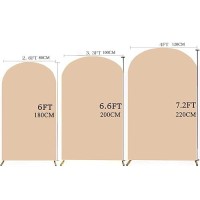 Jfdydm Nude 72 Ft Arch Backdrop Cover Nude Chiara Backdrop Cover Khaki Wedding Arch Cover Nude Arch Backdrop Stand Cover For