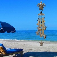 Outdoor Sea Turtles Wind Chimes Decor Memorial Wind Chimes Mobile Turtle Wind Bells Turtle Wind Catcher Bronze Tortoise Wind