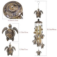 Outdoor Sea Turtles Wind Chimes Decor Memorial Wind Chimes Mobile Turtle Wind Bells Turtle Wind Catcher Bronze Tortoise Wind