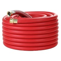 Guitrees 75Ft 58 Heavyduty Rubber Garden Hose 200Psi Working 1000Psi Burst Hotcold Water Fivelayered Braiding For Dur