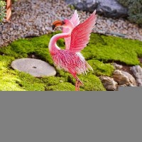 Nacome Flamingo Statues For Garden Yard Decor Metal Pink Flamingo Sculptures Statues Clearance Lawn Ornaments Art For Homepa