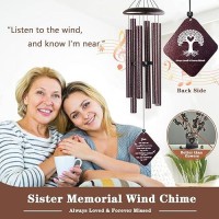 Doopeer Memorial Gifts For Loss Of Sister 32 Sympathy Wind Chimes For Loss Of Sister Loss Of Sister Sympathy Gift Bereaveme