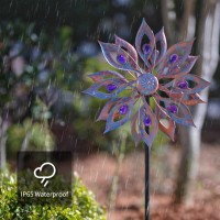 Dreamsoul Wind Spinners Outdoor 136 Double Kinetic Wind Spinners For Yard And Garden Metal Wind Spinners Gift For Outdoor P