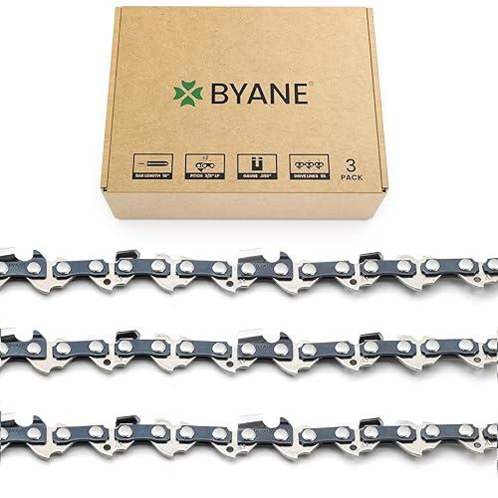 Byane 16 Inch Chainsaw Chain  3/8