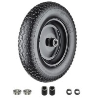 Wheelbarrow Tires 4804008 Flat Free 145 Solid Wheelbarrow Tire And Wheel Fit 4804008 3503508 4006 Wheelbarr