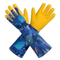 Kaygo Gardening Gloves For Women Long Sleeve Light Protective Gloves For Yard And Outdoor Work Best Garden Gifts For Gardener