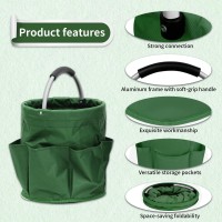 Versatile Collapsible Basket With Handles Portable Picnic Beach Garden Shopping Basket Reusable Gift Home Storage Bathroom