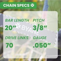 Byane Carbide Chainsaw Chain 20 Inch  3/8