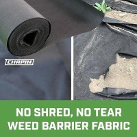 Chapin International Chapin 4464 100 Grams  Heavy Duty Barrier Landscape  Durable Pp Fabric  Uv Resistant Weed Control  3 X 50 Feet Roll  100G-3Ft X 50Ft  Black