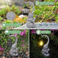 Richie Womens Gifts Elephant Statue Solar Garden Decor