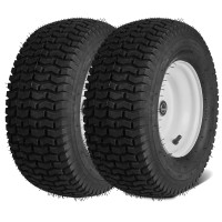 Vevor Lawn Mower Tires With Rim 16X658 Tubeless Tractor Tires 2Pack Tire And Wheel Assembly Turf Pneumatic Tires 3 Of