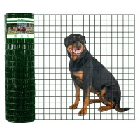 Gilpwa Wire Fence 36 Inh X 50 Ftl Pvc Coated Welded Wire Fencing 2 X 2 16Ga Garden Border Vinyl Metal Chicken Wire Fenc