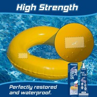 Air Mattress Patch Kit Waterproof Vinyl Patch Kit High Strength Inflatable Patch Repair Kit For A Variety Of Inflatables Hot