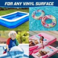 Air Mattress Patch Kit Waterproof Vinyl Patch Kit High Strength Inflatable Patch Repair Kit For A Variety Of Inflatables Hot