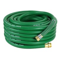 Guitrees 50Ft 58 Heavyduty Rubber Garden Hose 200Psi Working 1000Psi Burst Hotcold Water Fivelayered Braiding For Dur