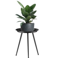 Plant Stand Indoor Outdoor Flower Pot Stands Tall Metal Heavy Duty Plant Holder Small Round Plant Table For Living Room Ba