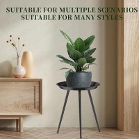 Plant Stand Indoor Outdoor Flower Pot Stands Tall Metal Heavy Duty Plant Holder Small Round Plant Table For Living Room Ba