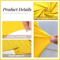 Arch Backdrop Cover 66Ft Wedding Arch Cover Spandex Fitted Arch Covers Stretchy Cardboard Chiara Backdrop Stand Fabric Yellow