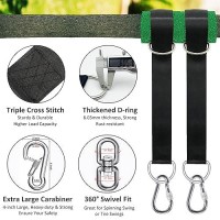 Igolfluck Tree Swing Straps Hanging Kit 3Ft8Ft15Ft20Ft25Ft Extra Long Tree Swing Straps Holds 5500 Lbs With Lock Carabiners