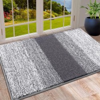 Vaukki Indoor Doormat Entryway Door Rug Non Slip Absorbent Mud Trapper Mats Lowprofile Inside Floor Soft Machine Washable Lar