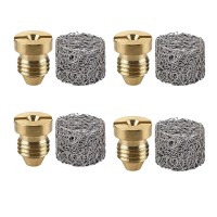 4 Pieces 11 Mm Foam Cannon Orifice Nozzle And 4 Pieces Foam Maker Universal Thread Tips For Snow Foam Lance