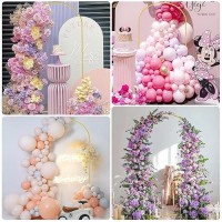 Wokceer 66 Ft Wedding Backdrop Arch Stand And White Arch Cover Metal Arch Stand With Arch Stand Cover For Birthday Party Weddi