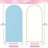 Wokceer 6 Ft Wedding Arch Stand And Arch Covermetal Arch Stand With Arch Stand Cover For Birthday Party Wedding Ceremony Bridal