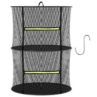 Mekolife Herb Drying Rack Mesh Drying Rack Herb Drying Rack Hanging With Green Zipper Garden Pruning Shears For Drying Her