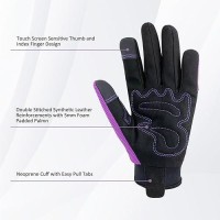 Gardening Gloves For Men And Women  Thorn Proof & Puncture Resistant Working Gloves  Gloves For Safety Work And Gardening  Gardening Gifts  Synthetic Leather Spandex Mechanic With Touchscreen Support